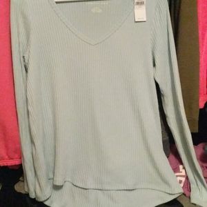 Blue lightweight American eagle sweater